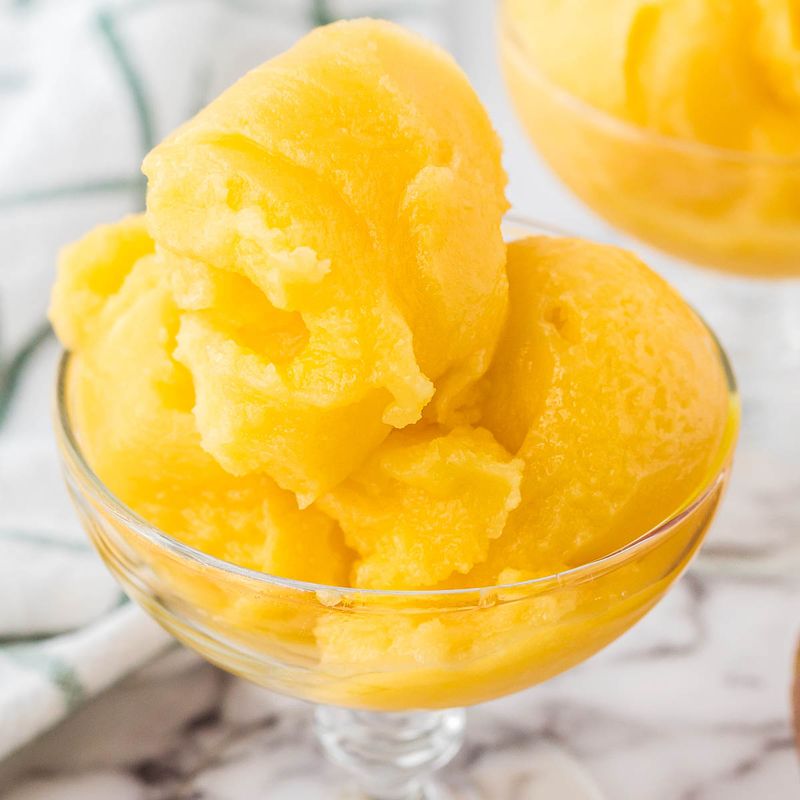 Mango Lime Sorbet