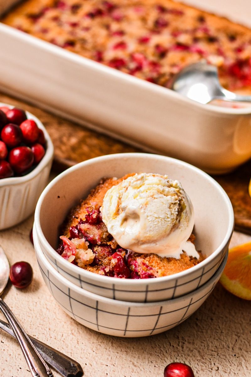 Cranberry Orange Cobbler