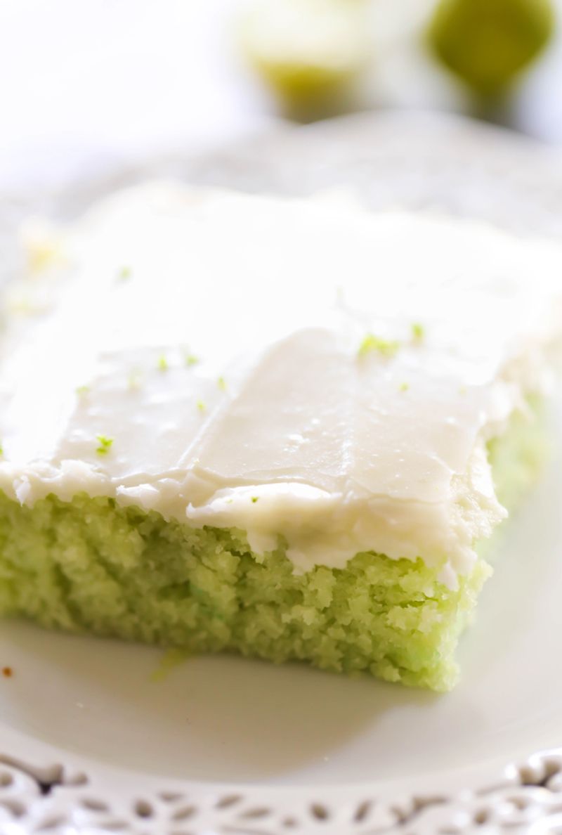 Tangy Key Lime Sheet Cake