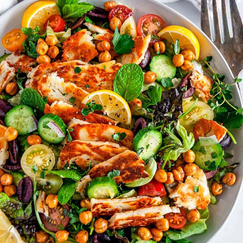 Crispy Halloumi Garden Party