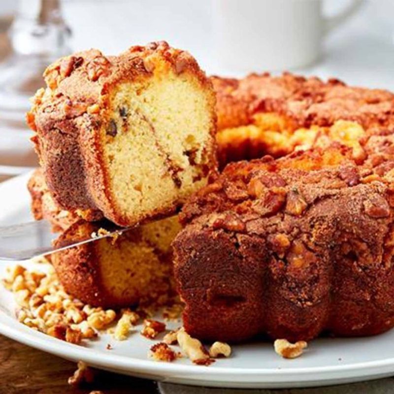 Walnut Streusel Coffee Cake
