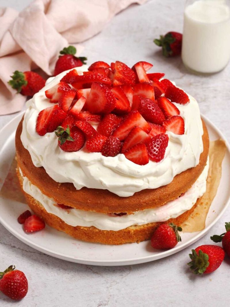 Strawberry Shortcake Layer Cake