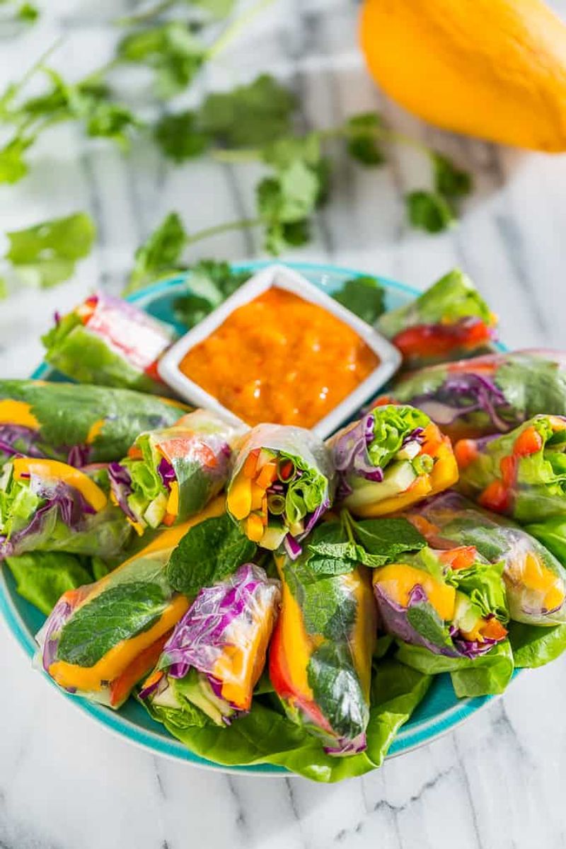 Mango Chili Lime Spring Rolls