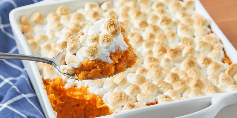 Sweet Potato Casserole With Marshmallows