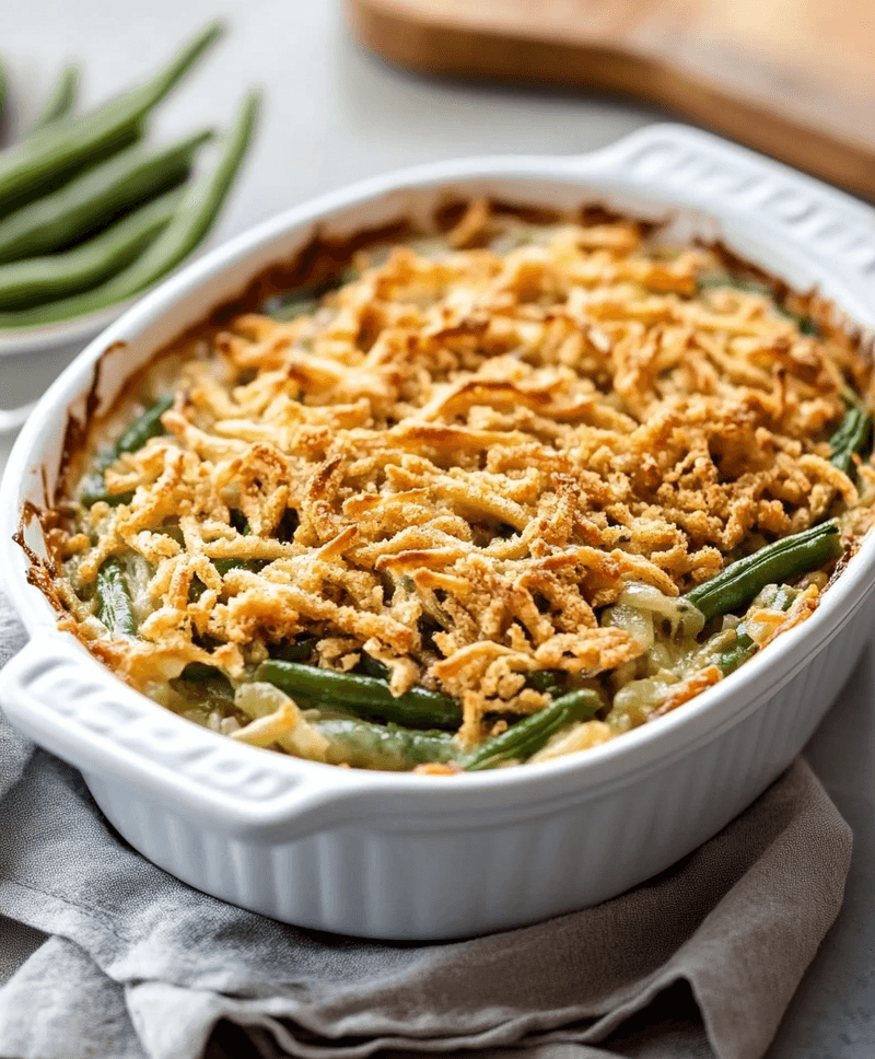 Green Bean And Mushroom Casserole