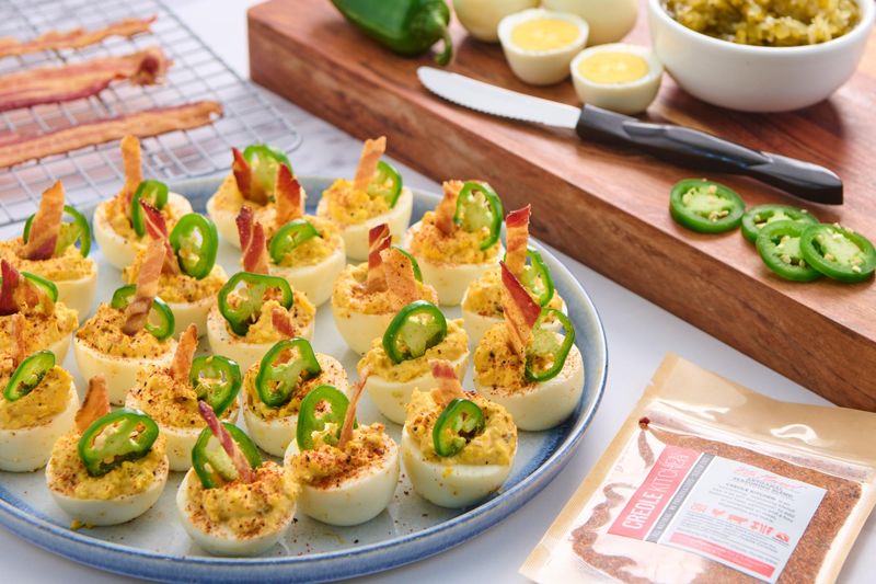 Smoky Deviled Eggs