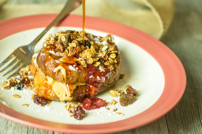 Michigan's Cherry-Stuffed French Toast