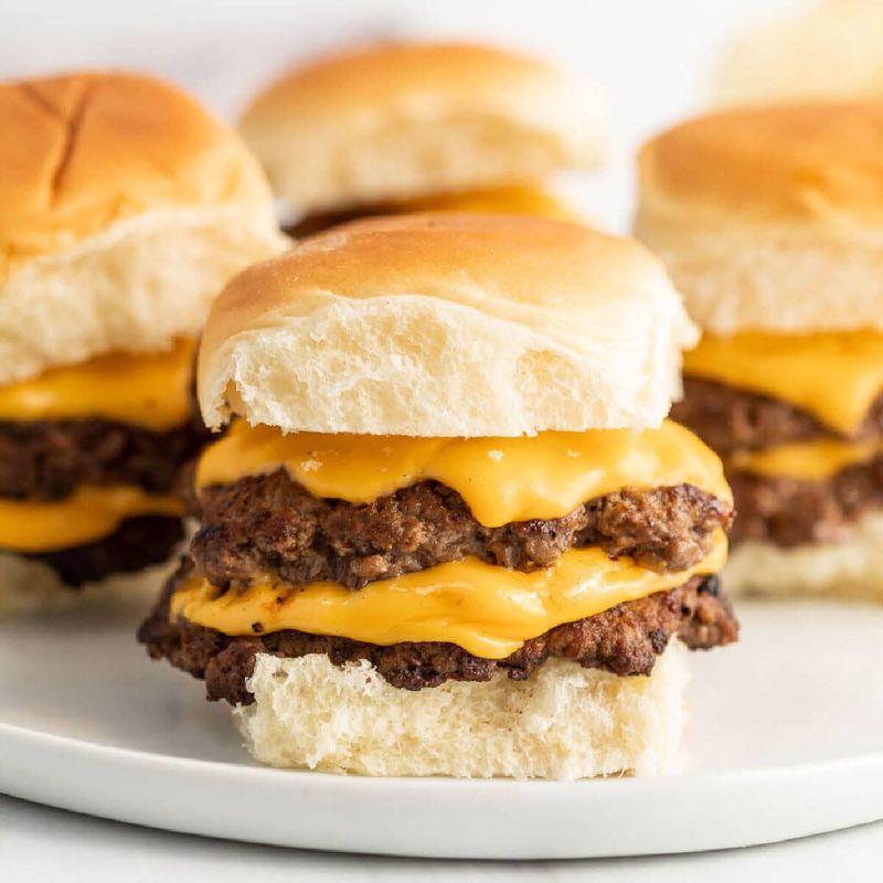 Smashed Burger Sliders