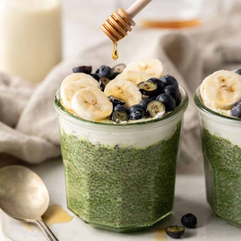 Matcha Chia Seed Pudding