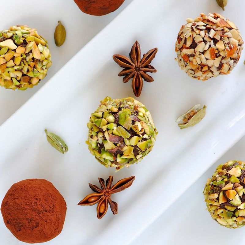 Turkish Coffee Chocolate Truffles