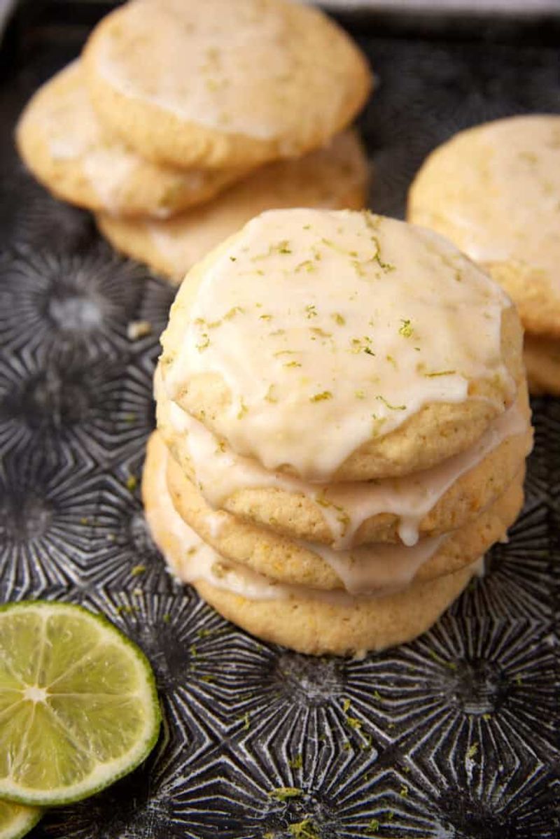 Cornmeal Lime Cookies