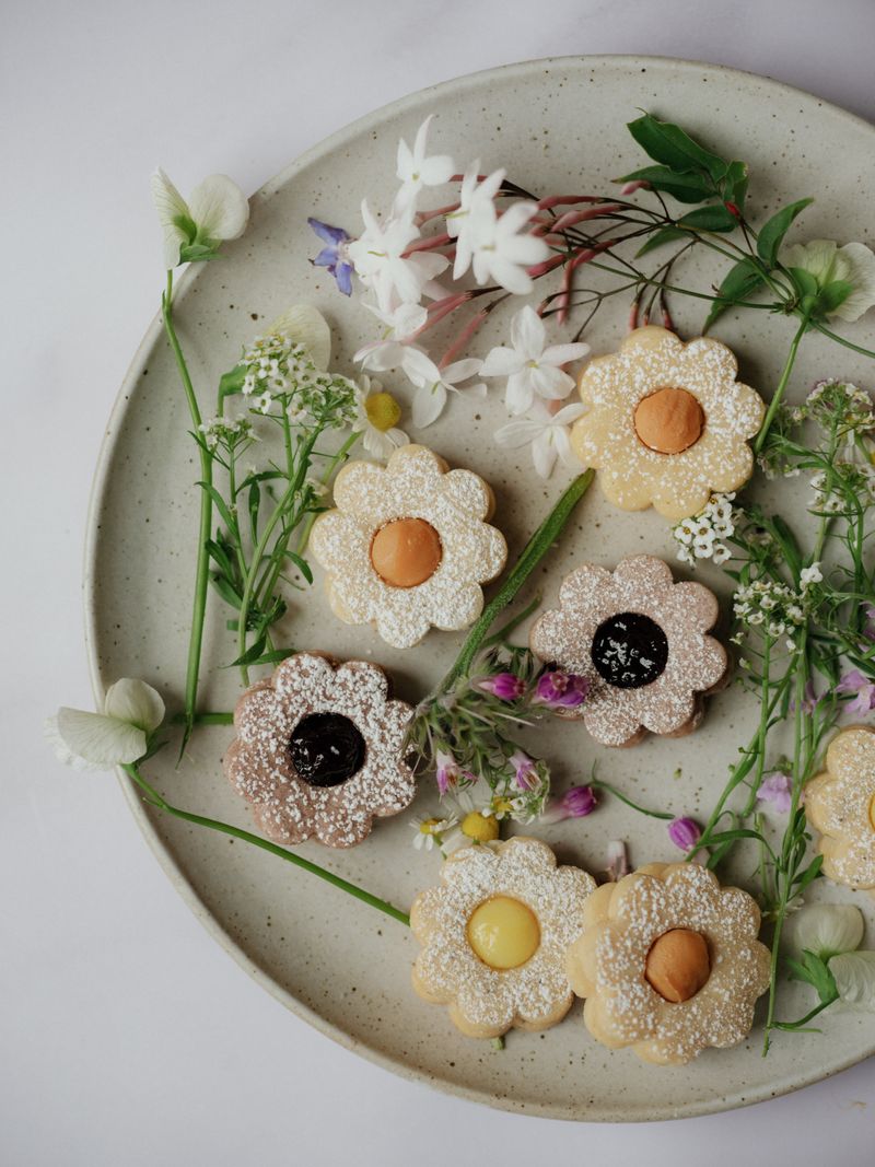 Vanilla Bean Flower Cutouts