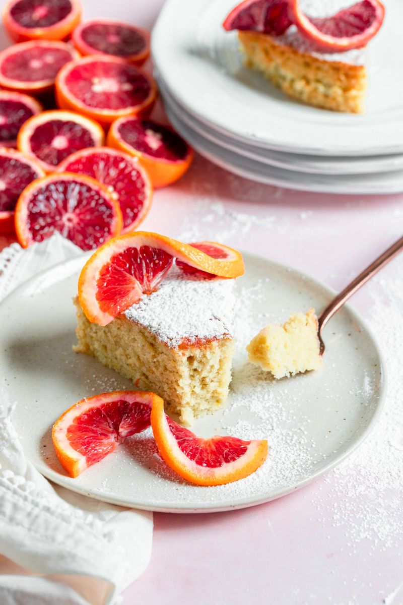 Blood Orange Olive Oil Upside-Down Cake