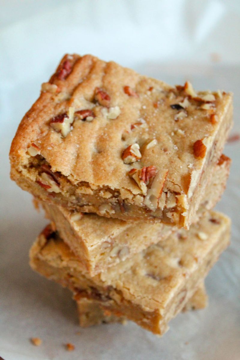 Brown Butter Pecan Blondies