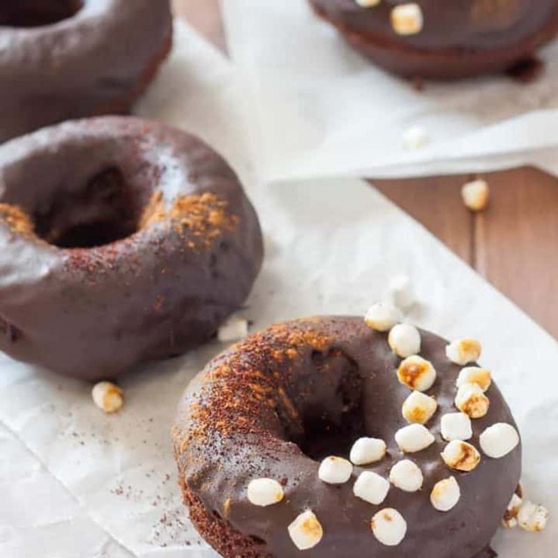 Mexican Hot Chocolate Donuts