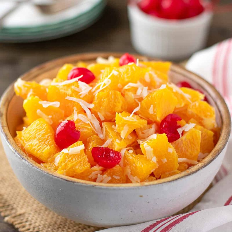 Ambrosia With Fresh Coconut