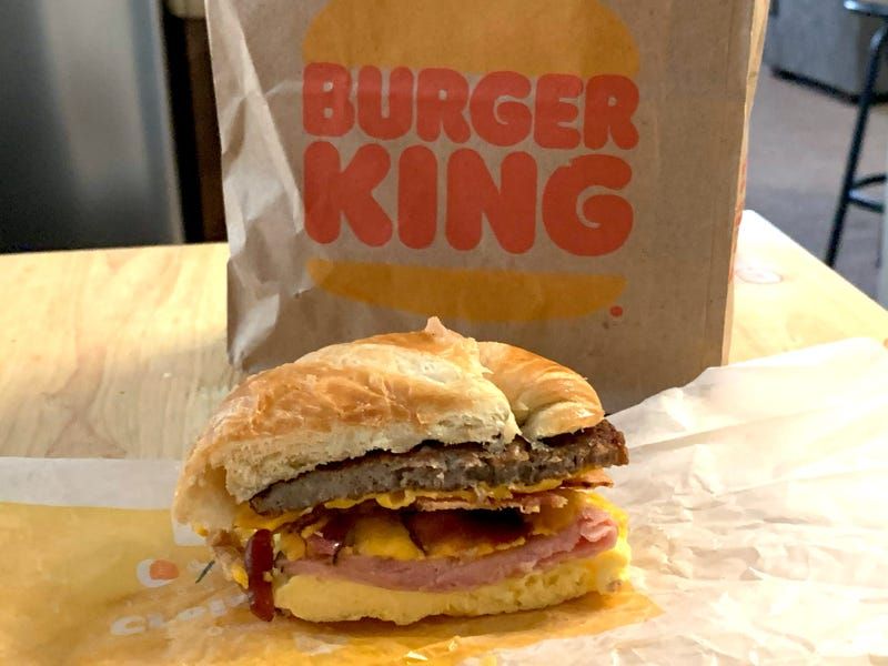 Burger King's Enormous Croissan'wich