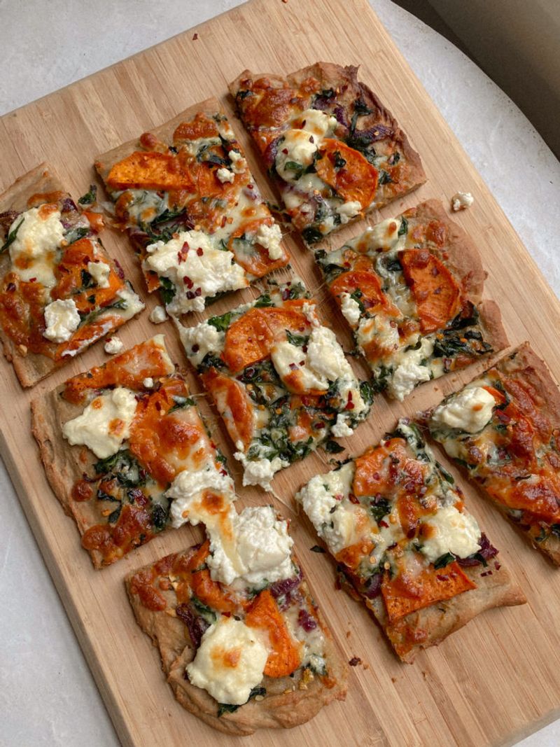 Sweet Potato And Kale Flatbread