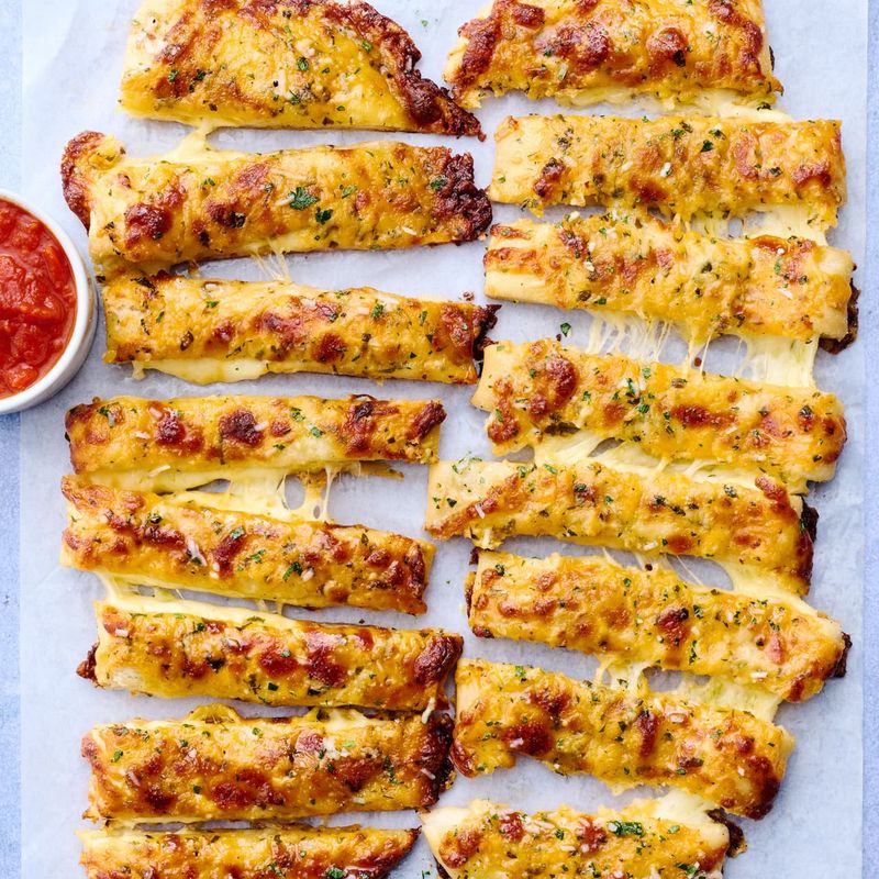 Cheesy Cauliflower Breadsticks