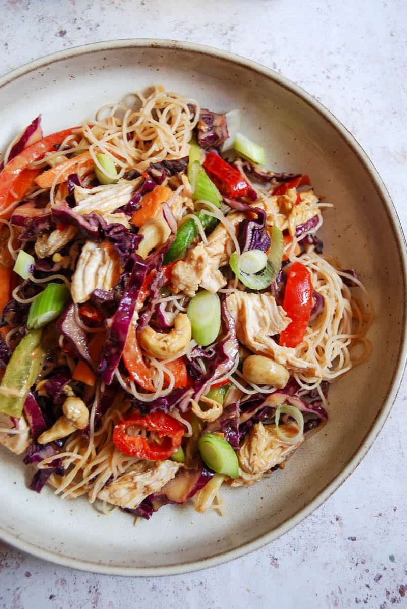 Thai-Inspired Chicken Noodle Salad