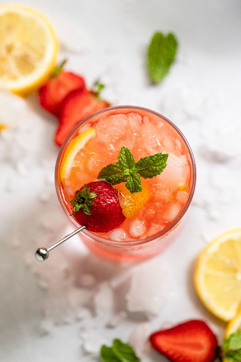 Strawberry Basil Lemonade