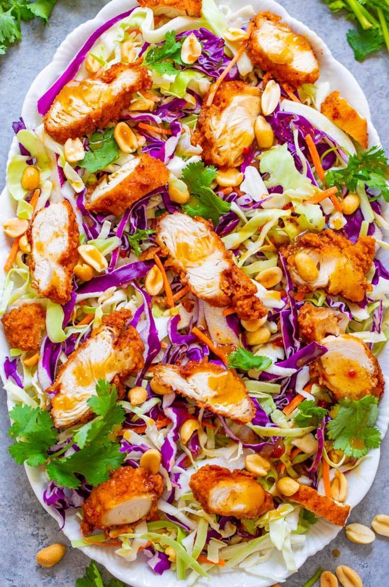 Thai-Inspired Peanut Chicken Salad