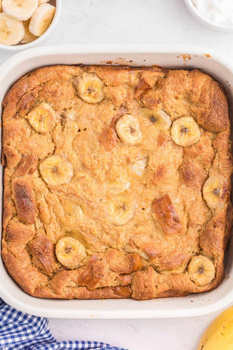 Banana Bread Breakfast Casserole