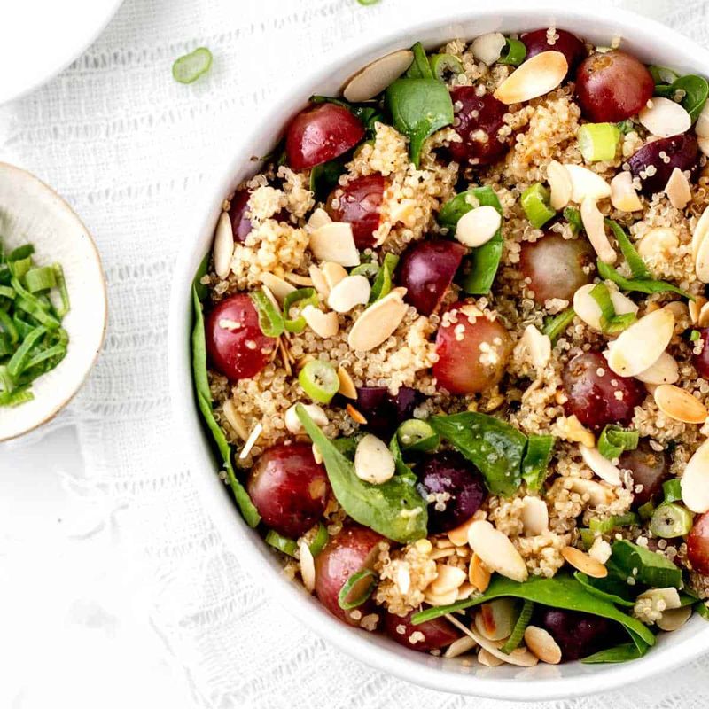 Honey-Roasted Grape & Quinoa Bowl