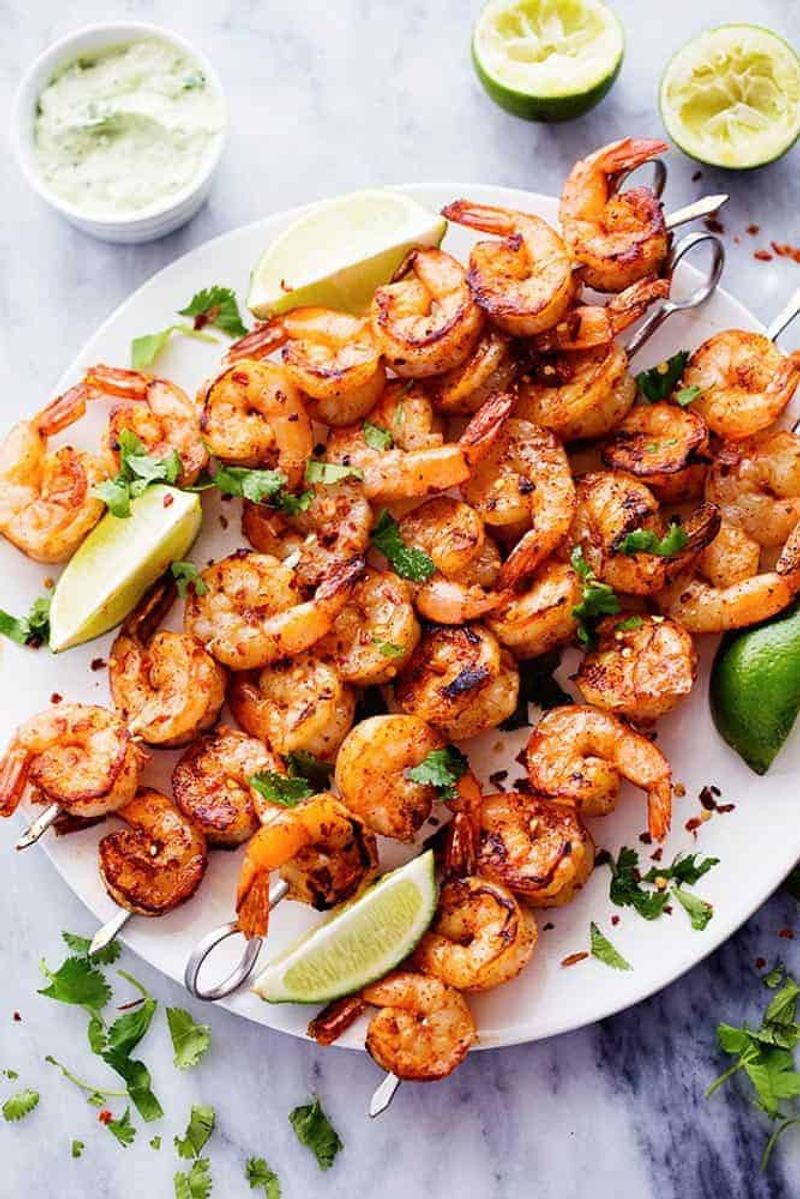 Honey-Lime Grilled Shrimp