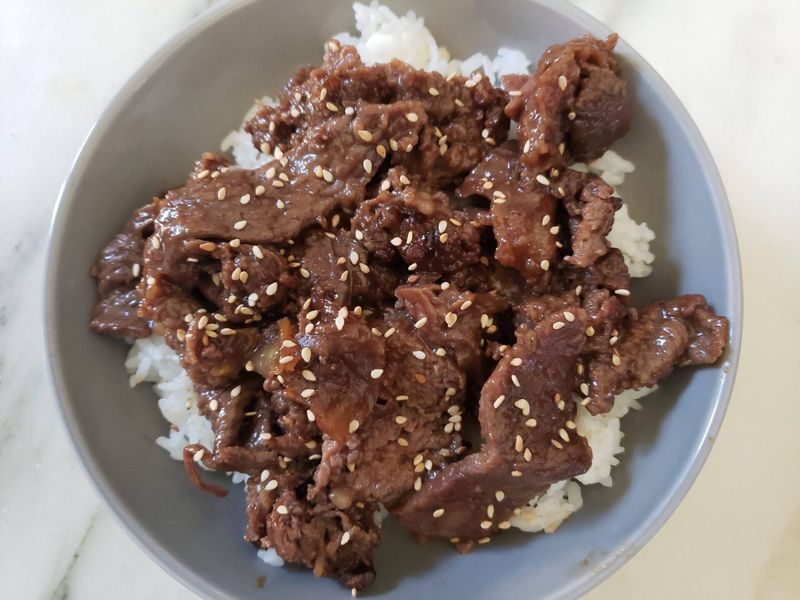 Bulgogi Beef With Rice