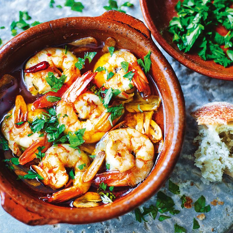 Prawns With Garlic And Spanish Paprika