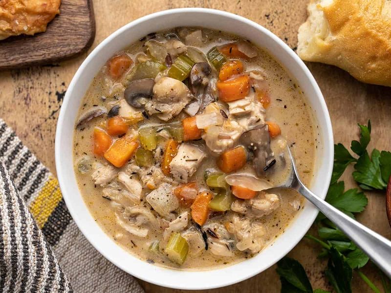 Creamy Turkey Wild Rice Soup