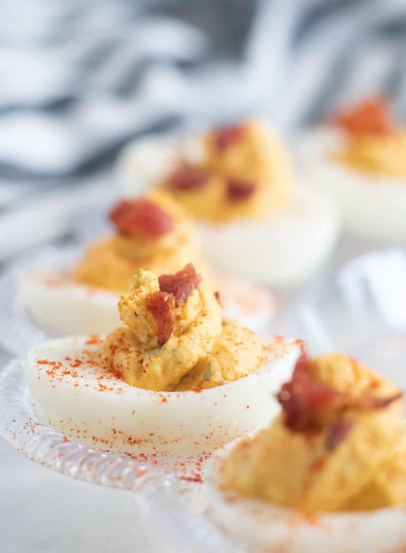 Breakfast Deviled Eggs