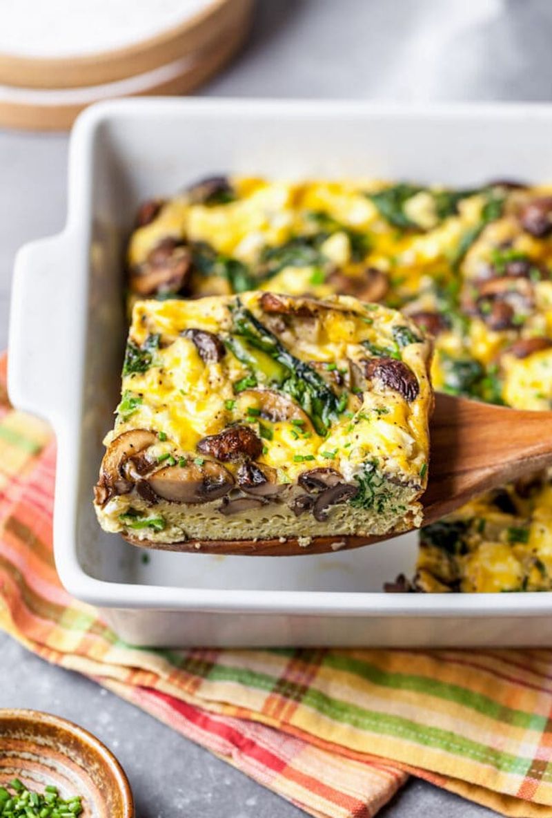 Mushroom And Gruyère Breakfast Casserole
