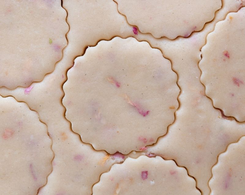 Pistachio Rose Water Shortbread