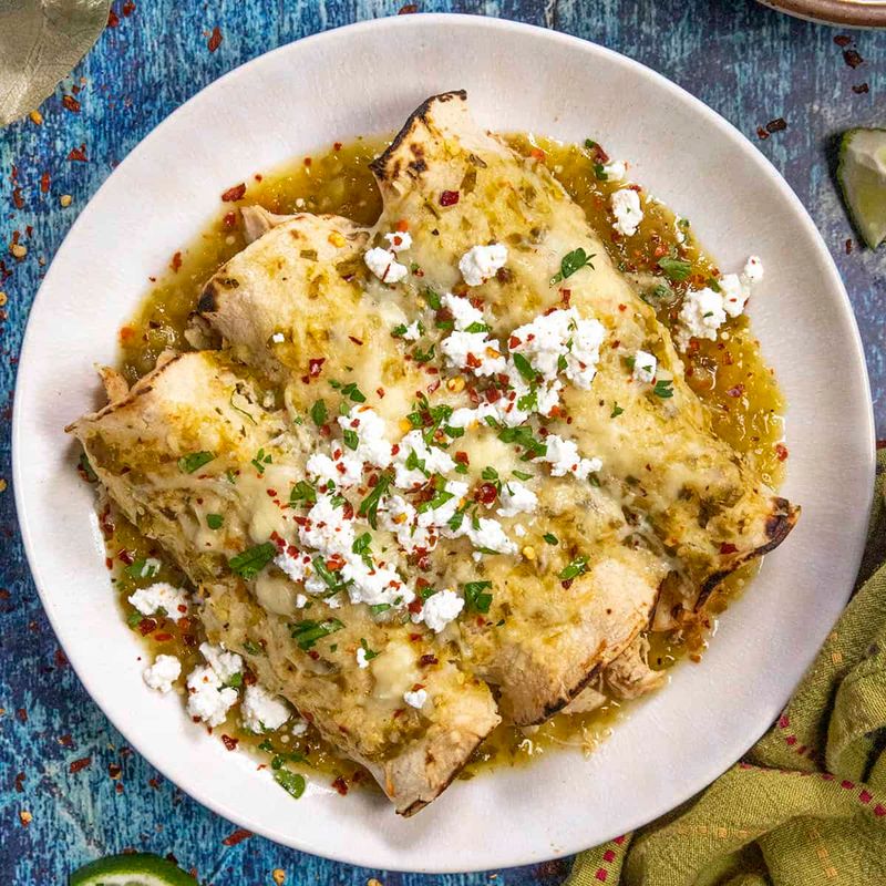 Chicken Enchiladas Verde