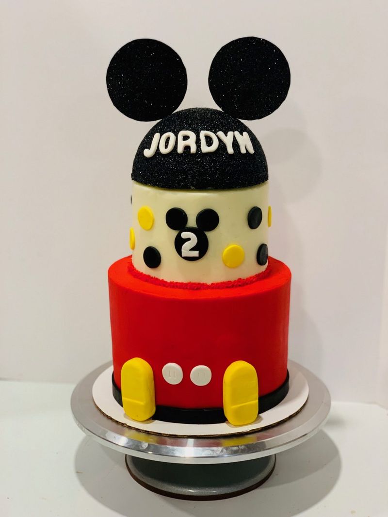 Fondant Mickey Head Cake