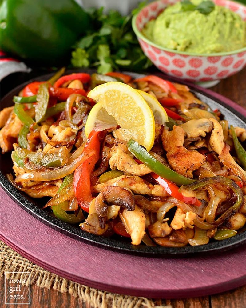 Dry Chicken Fajitas