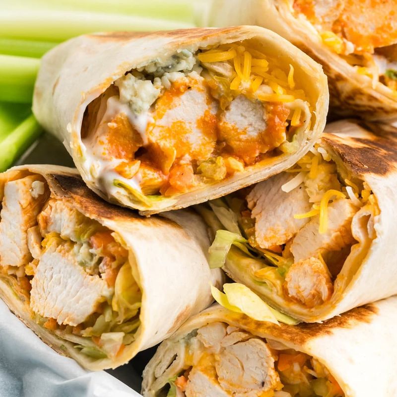 Buffalo Chicken Wraps