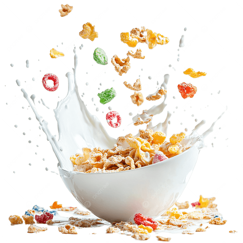 Cereal With Red Food Coloring