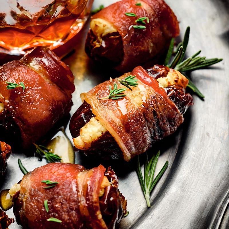 Bacon-Wrapped Dates