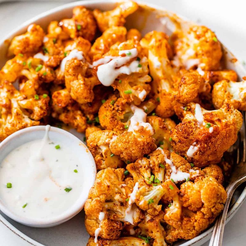 Buffalo Cauliflower Bites
