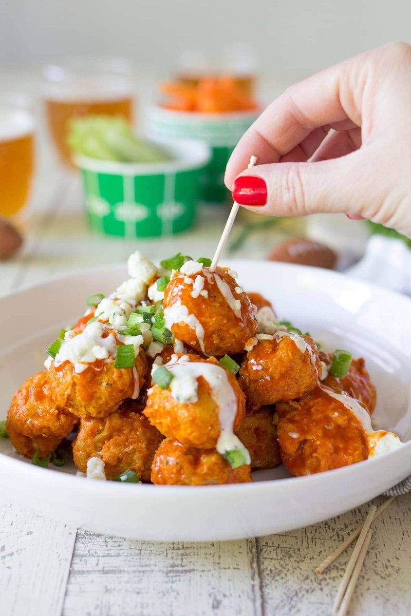 Buffalo Chicken Meatballs