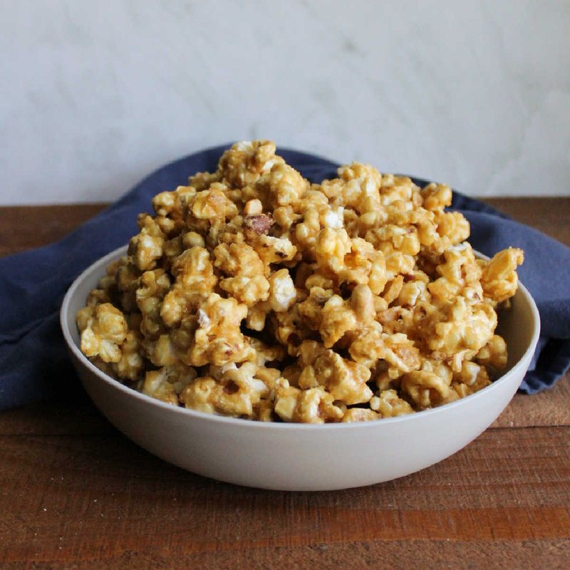 Cracker Jack-Inspired Caramel Popcorn