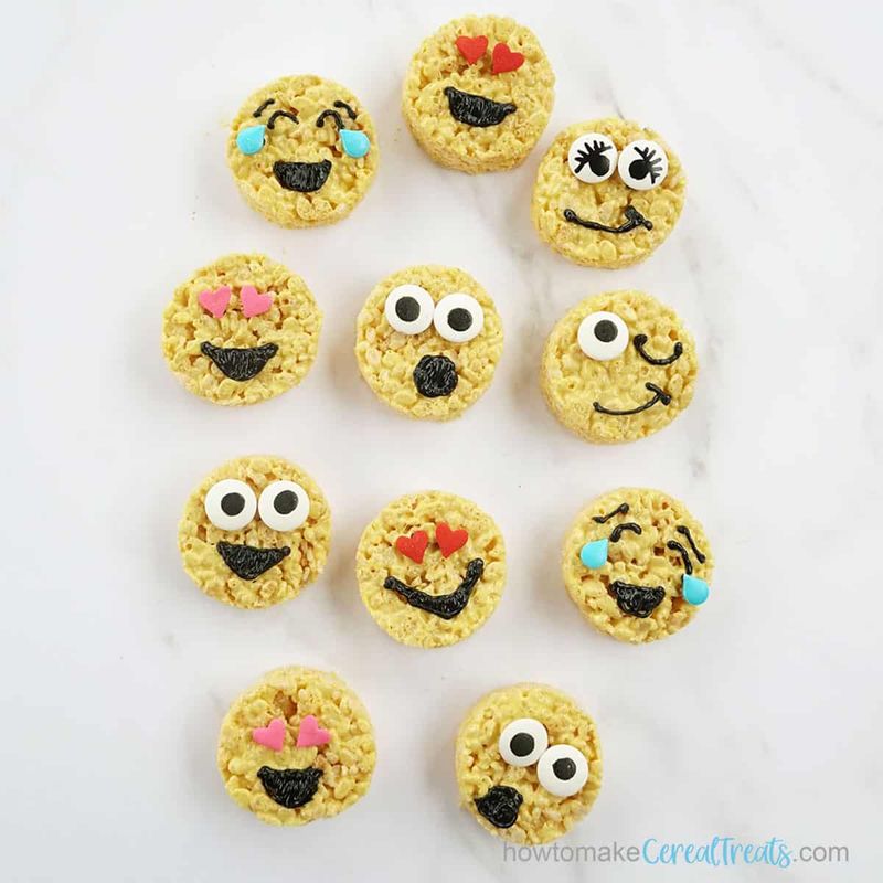 Emoji Rice Krispie Treats