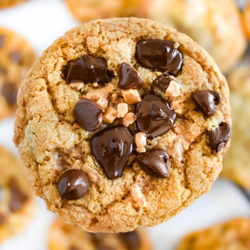 Toffee Chocolate Chip Cookies