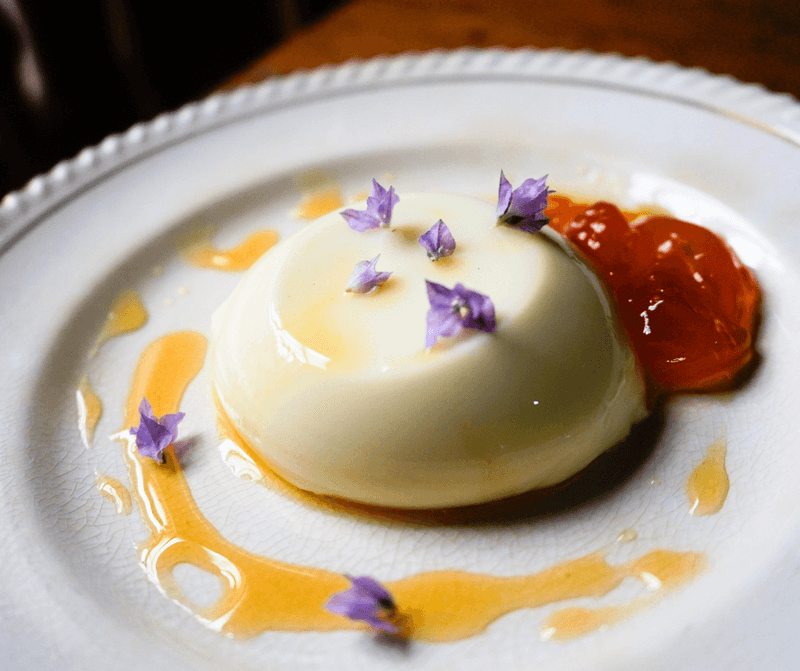 Lavender Honey Panna Cotta