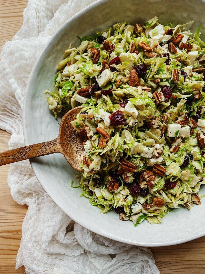 Shaved Brussels Sprout Slaw