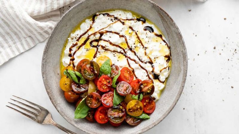 Cottage Cheese With Tomatoes
