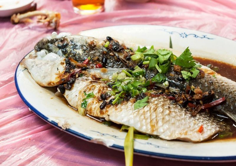 Flipping A Whole Fish (China)